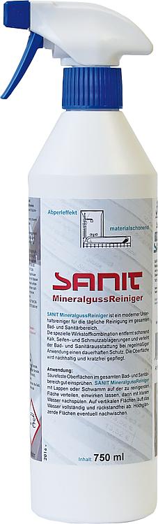 Sanit Mineralguss Reiniger 750ml Handzerstäuber