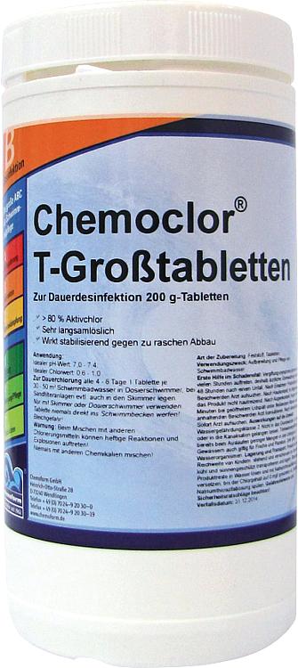 SANIT Chemoclor-T-Großtabletten 3 kg Eimer