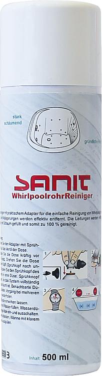 SANIT WhirlpoolrohrReinger inkl. Adapter (500ml Dose)