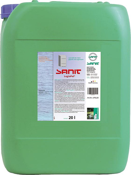 Desinfektionsmittel SANIT LegioPol (für Verdunstungskühlanlagen), 20l Kanister