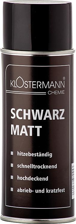 Acryl-Schwarz-Matt-Spray KLOSTERMANN 400ml Sprühdose