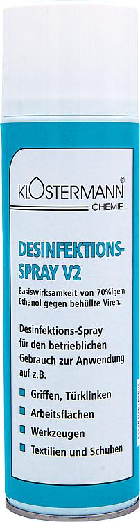 Flächendesinfektion KLOSTERMANN Desinfektions-Spray V2, 500ml Sprühdose