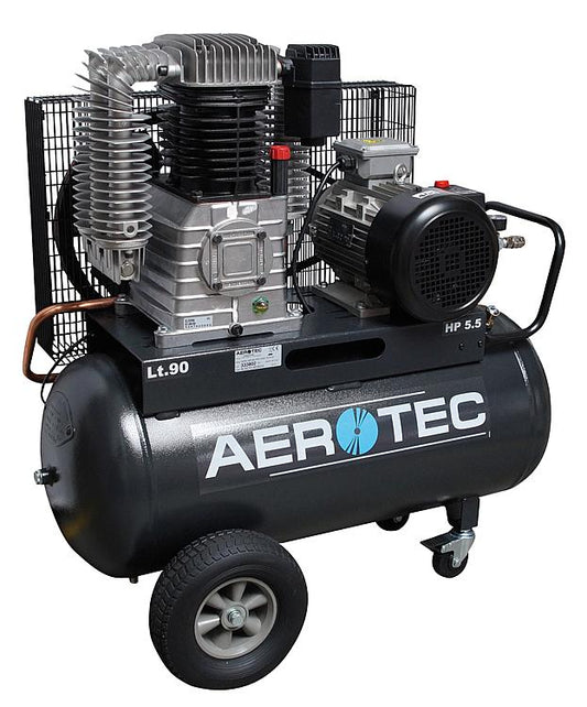 Kolbenkompressor AEROTEC 820-90 PRO 400Volt mit 10 bar und 90 Liter Kessel