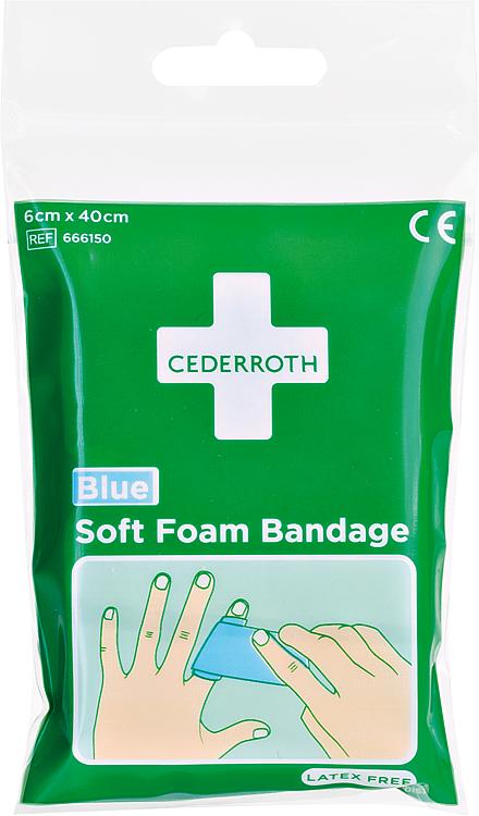 Pflaster-Band Cederroth Soft Foam Bandage Blue 40 cm, 1009715