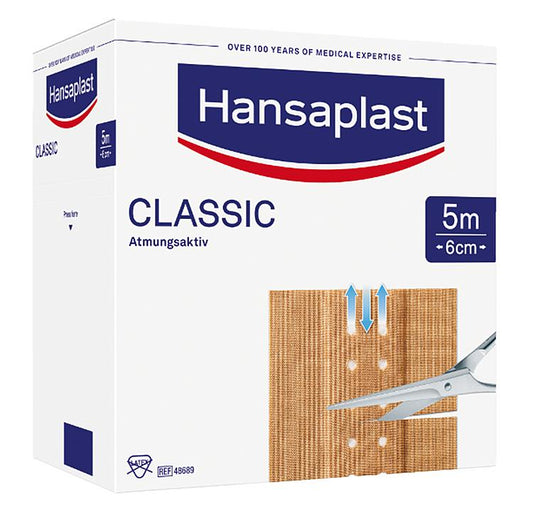 Wundpflaster Hansaplast CLASSIC 5 m x 6cm