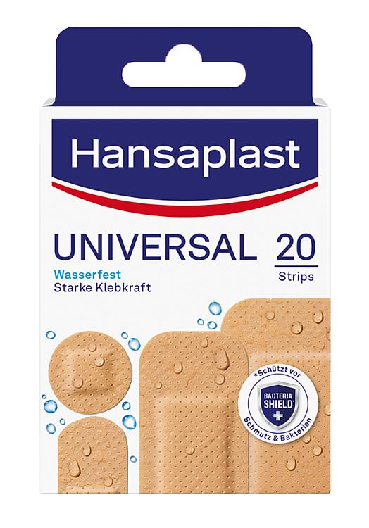 Universalpflaster Hansaplast UNIVERSAL Strips 20 Stück 4 Größen