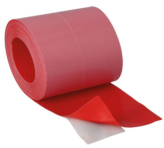 Eckklebeband selbstklebend, vliesfrei, rot (LxB) 20m x10 cm
