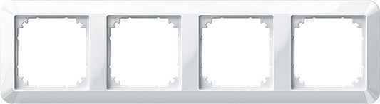 1-M-Rahmen Merten 4-fach,Polarweiß glänzend 1 Stück