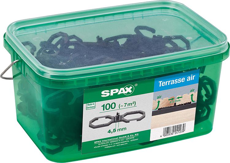 Abstandhalter SPAX Fugenbreite 4,5mm, passend für ca. 7,0m , 1 Henkelbox mit 100