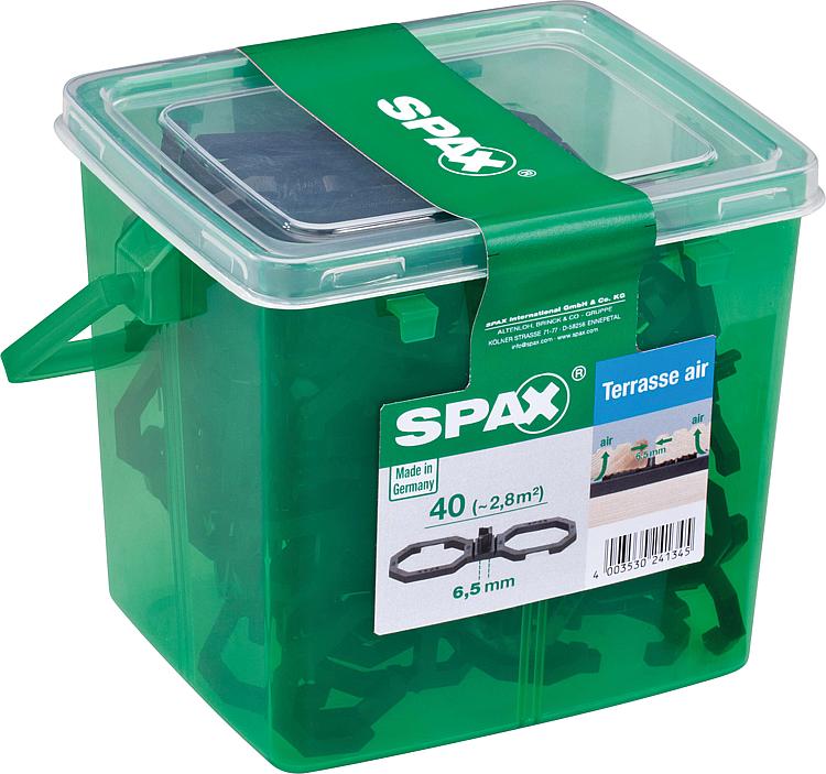 Abstandhalter SPAX Fugenbreite 6,5mm, passend für ca. 2,8m , 1 Henkelbox mit 40S