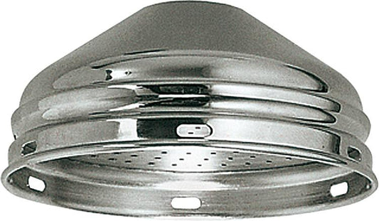 'Relexa'' Kopfbrause, DN15 Brausekopf D=85mm, 50mm hoch Messingblech